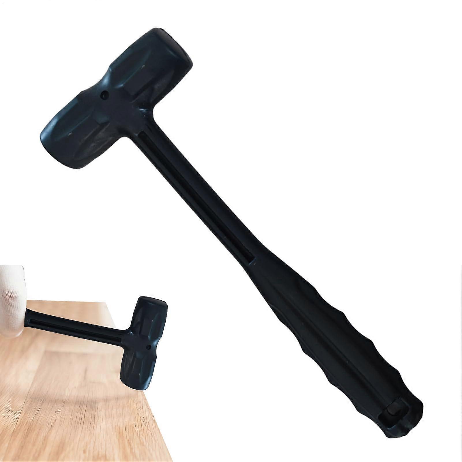 Ergonomic Grip Hammer for Furniture Assembly, Non-Slip Black Floor Hammer for Shelf Installation and Loose Furniture монтажа