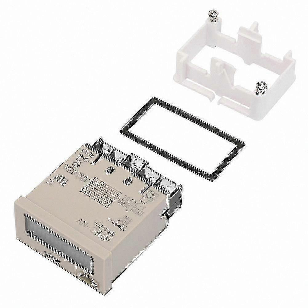 8-Digit LCD Display Digital Electrical Counter Totalizer, 3-36V DC Voltage Range for Versatile Applications