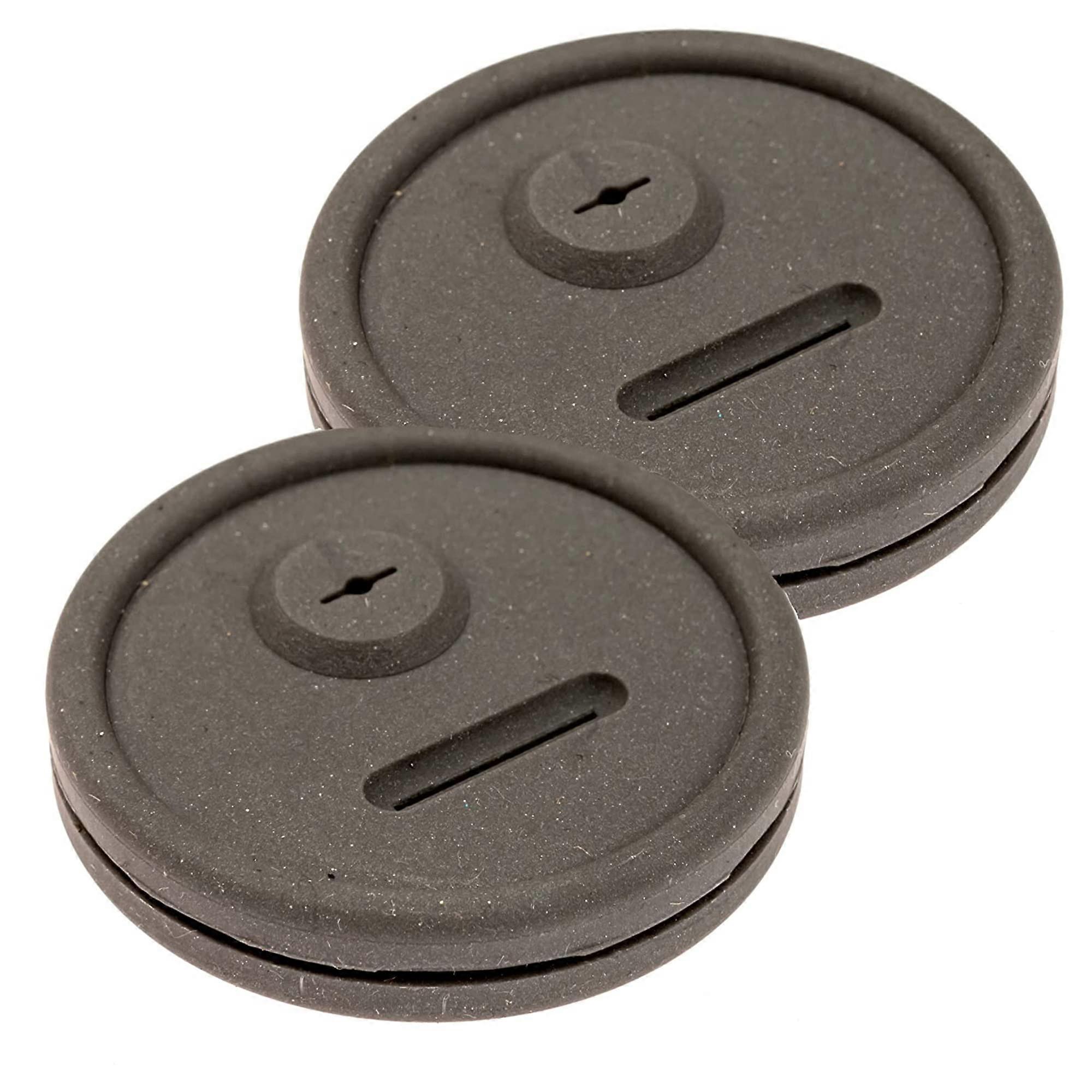 2 Pack Thermometer Probe Grommet for Grills - Fits Weber Smokey Mountain Cookers, Replacement Model 85037, Durable Material