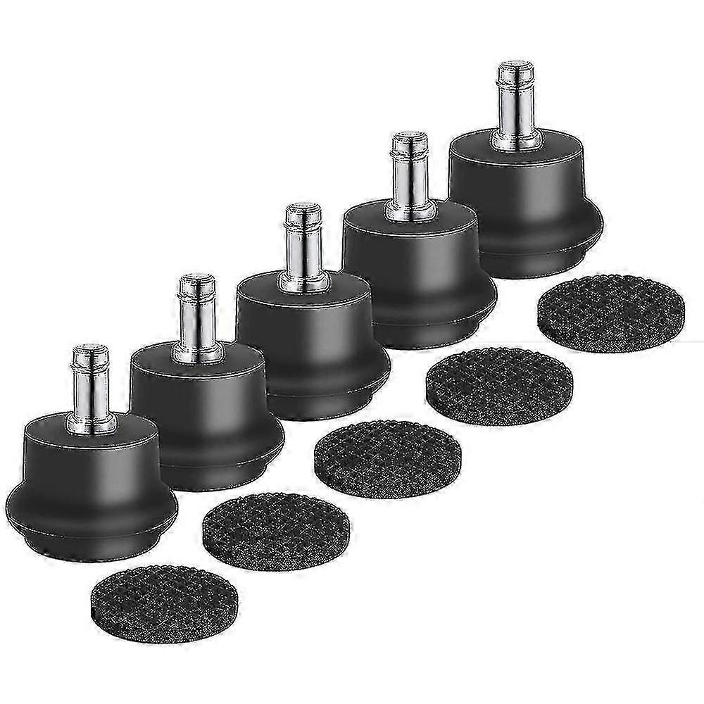 5 قطع ينزلق استبدال كرسي مكتب أو عجلات دوارة البراز إلى عجلات ثابتة ثابتة ، Offi