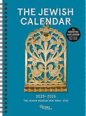 The Jewish Calendar 20252026 (5786) 16-Month Planner Calendar