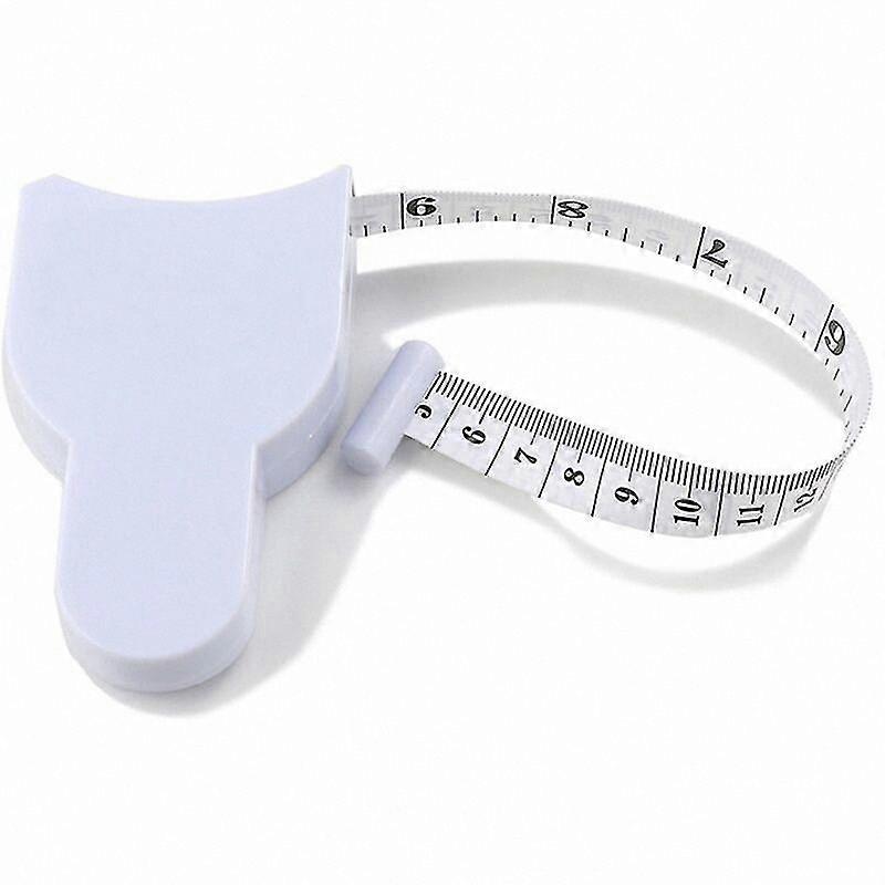 Ruban à mesurer unique de 150 cm, conception ergonomique pour une utilisation d’une seule main, outil compact pour la forme physique et la perte de poids, mesures confortables et précises