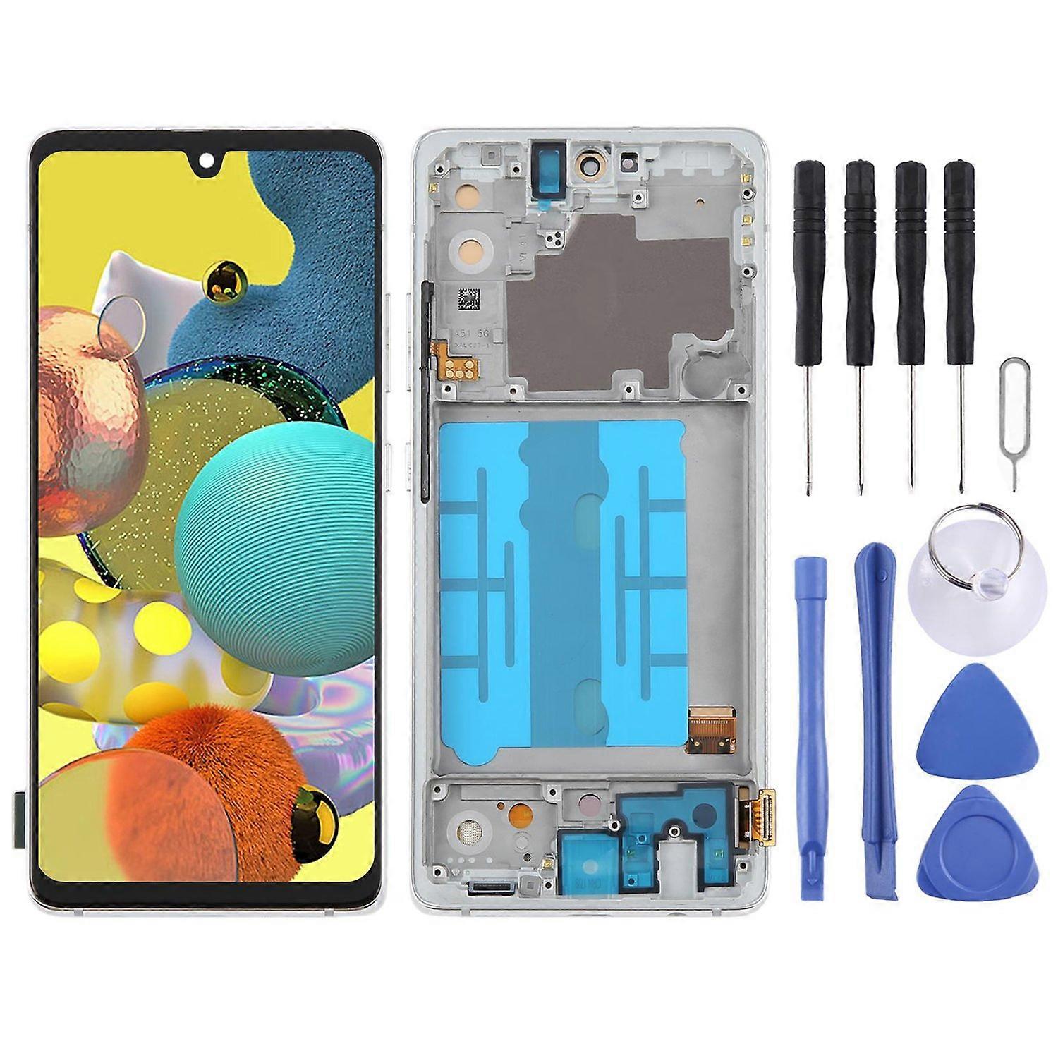 For Galaxy A51 5G SM-A516 6.36 inch OLED LCD with Frame