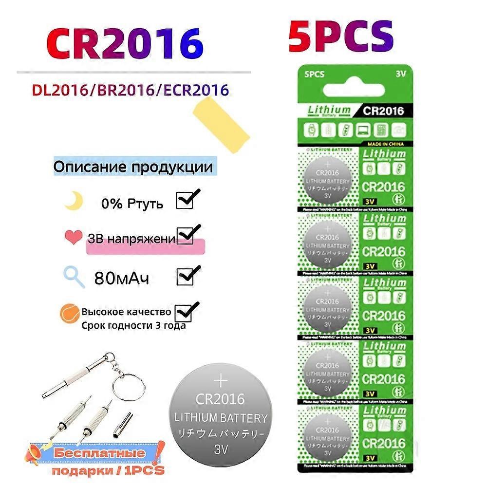 5-10PCS CR2032 CR2025 CR2016 AG13AG3AG4 LR41 LR44 LR626 LR1130 Button Battery 3V Lithium Battery for Kloc