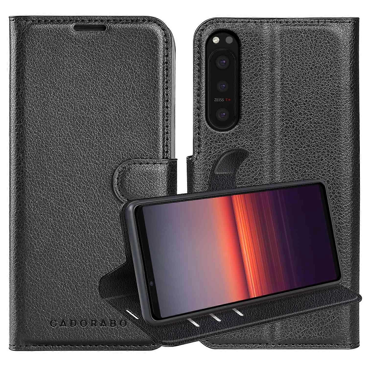 Sony Xperia 5 II Case - Protective Case with Card Slots and Stand Function