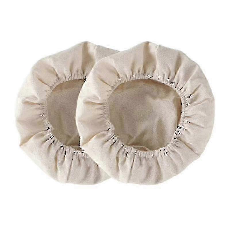 2-Pack 18cm Bread Proofing Basket Liners for Homemade Sourdough Baking Cloth Covers