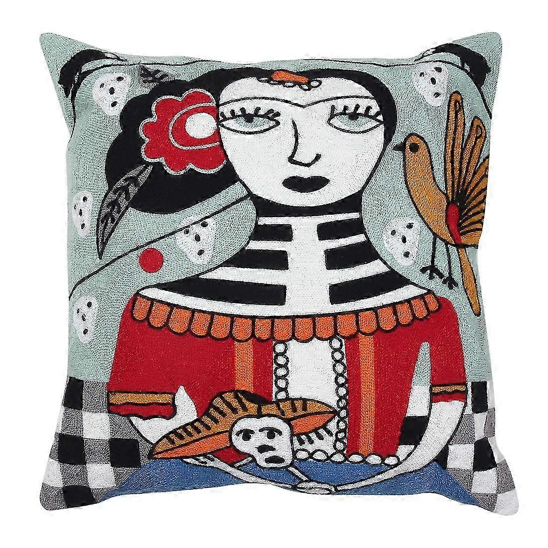 Soft Throw Pillow Covers Decorative Abstract Art Exaggerated Mythol...