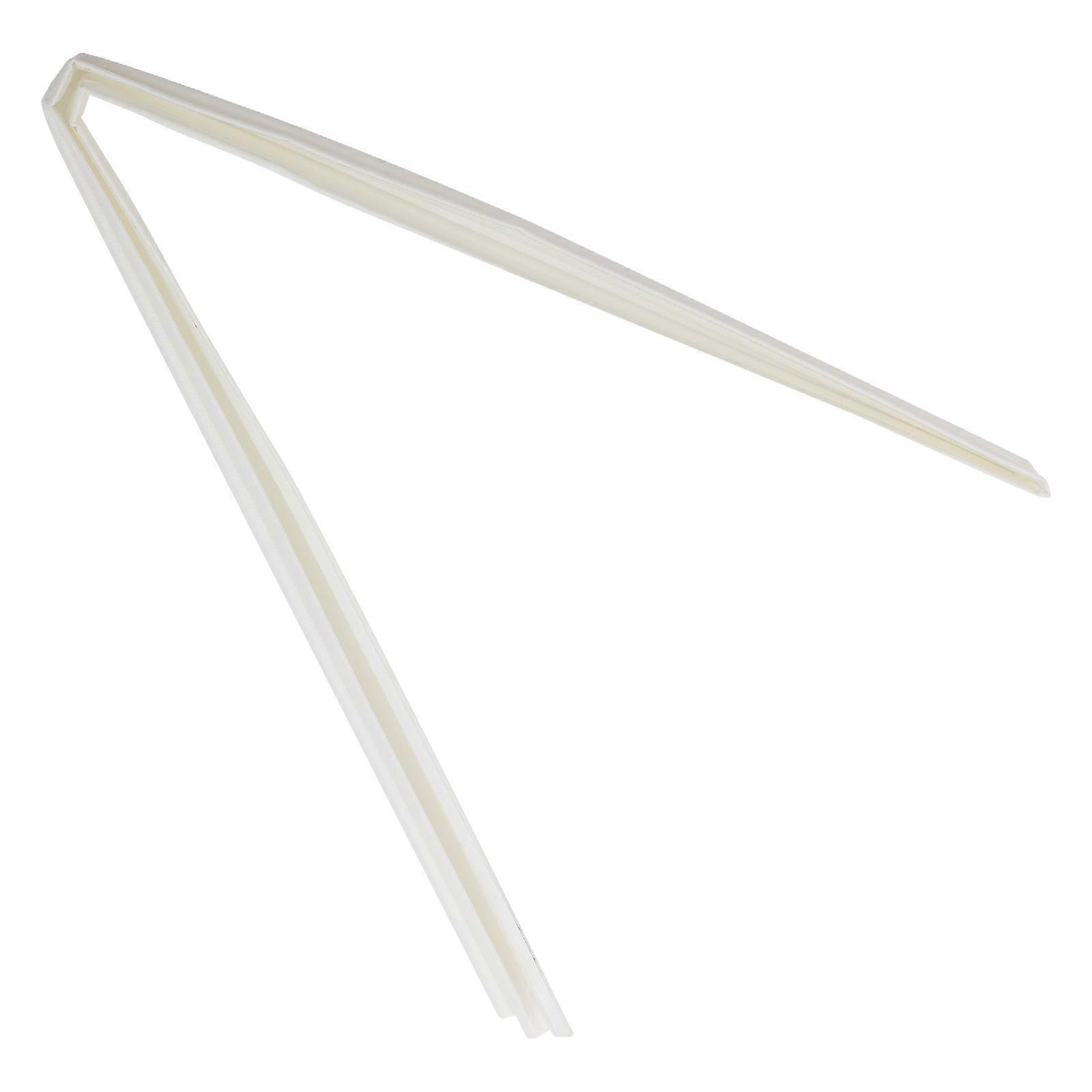 Window Weather Stripping Door Insulation Strip for Window Frame Home Weather Protection White Foam with Tear-Resistant Cover 2Pcs