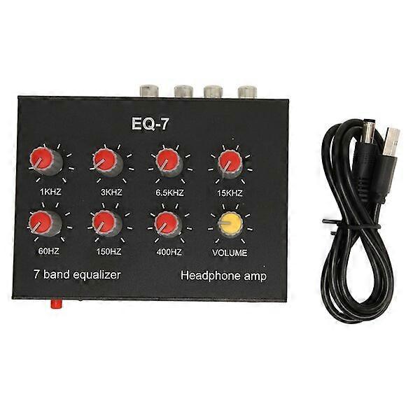 7-band audio equalizer, multi-band adjustment, 3.5mm interface for calls