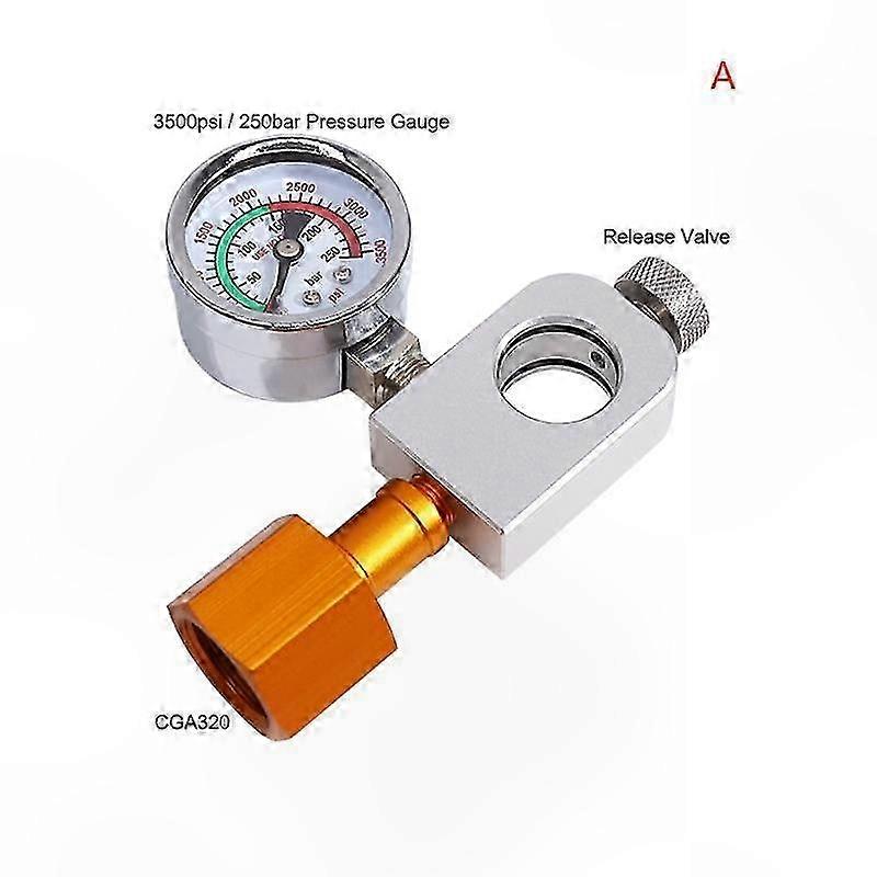Soda Refill Adapter Station for Carbonator Cylinder with Quick Connect Functionality