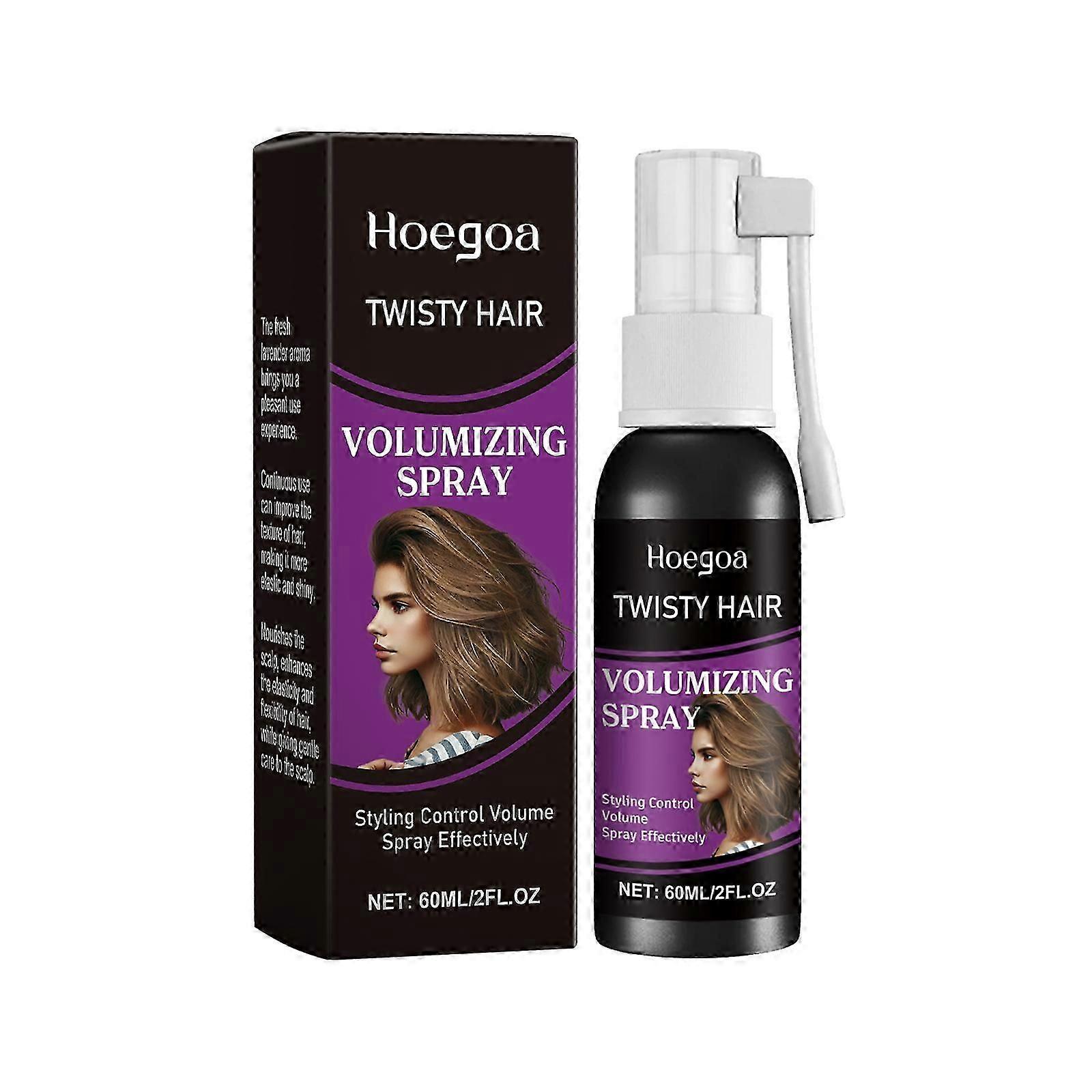 Hoegoa Haar flauschiges Spray Haar flauschig faul entfettend erfrischend langlebiges Styling waschfreies Spray