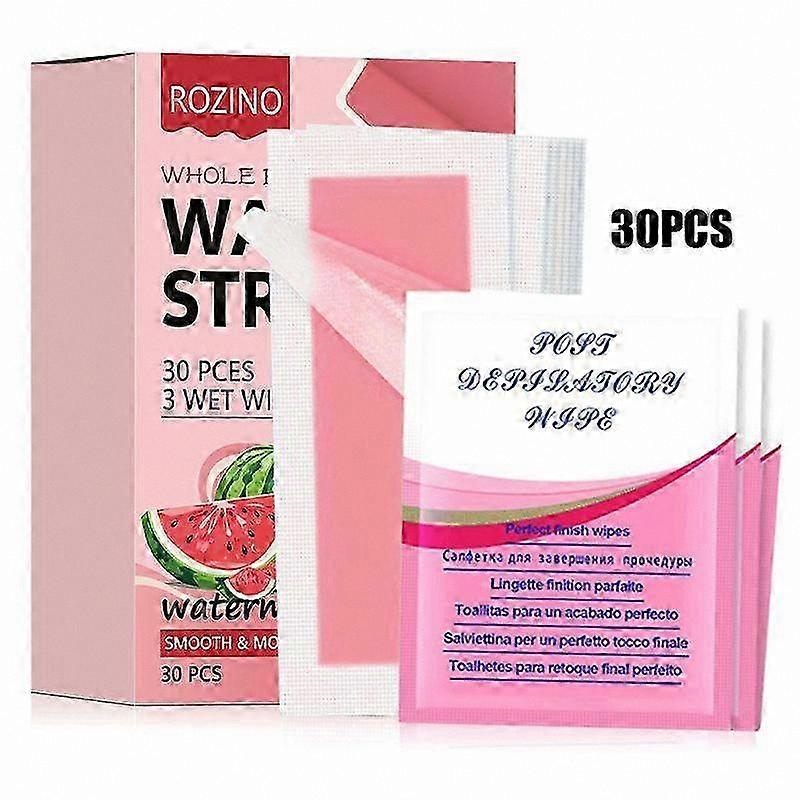 Hair Removal Wax Strips for Face & Body, Moisturizing Formula for Bikini, Cheek, Chin, Upper Lip, Eyebrow Use