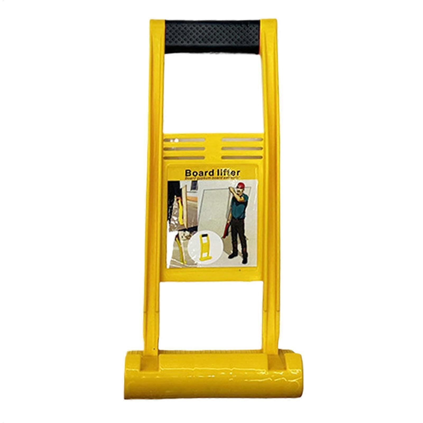 Board Lifting Tools Multi Purpose Wood Board Lifter Panel Carrier For Plasterboard Drywall Door Lifter Tool Yellow
