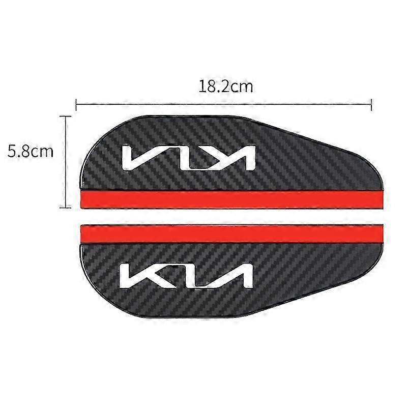 2x Car Rearview Mirror Rain Eyebrow Protector Rain Sticker for KIA ...