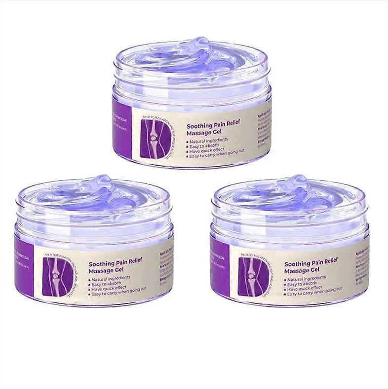 1-3X جل تدليك لتخفيف آلام المفاصل - كريم أرجواني لراحة الجسم والركبة