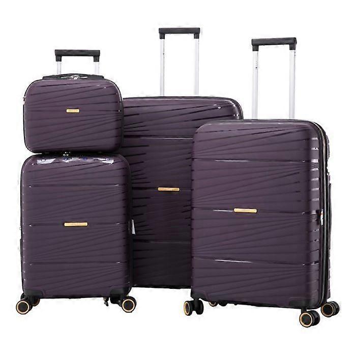 Aucune Lot de 4 valises rigides extensibles 335/4 - doubles roues - serrure à combinaison - LYS Pari