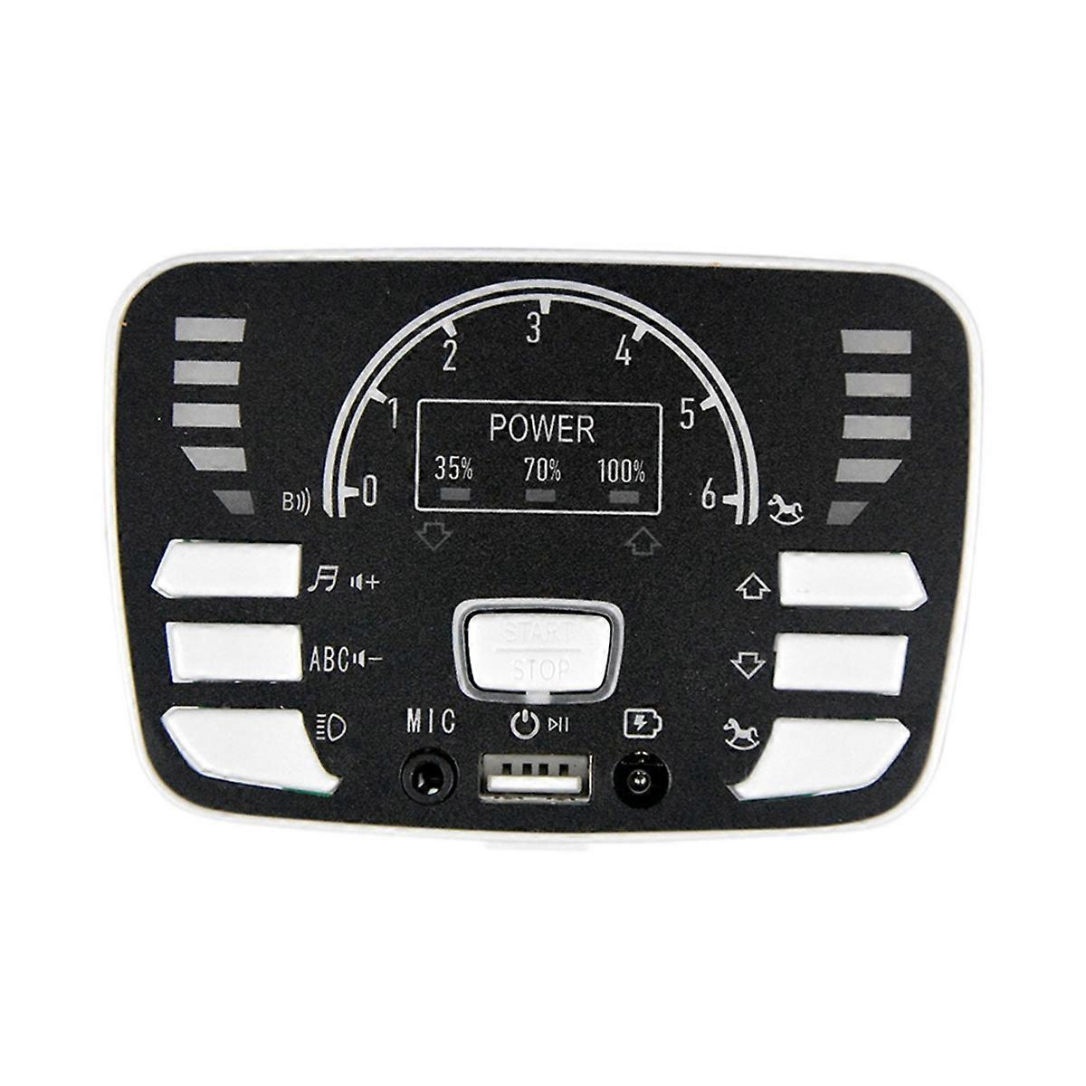 ZK907 2.4G Bluetooth Multifunctional 12V Central Control Panel