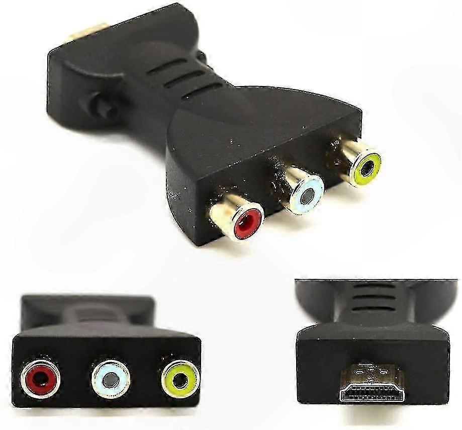 3 RCA Composite Video  o Adapter with HDMI Conversion Capability