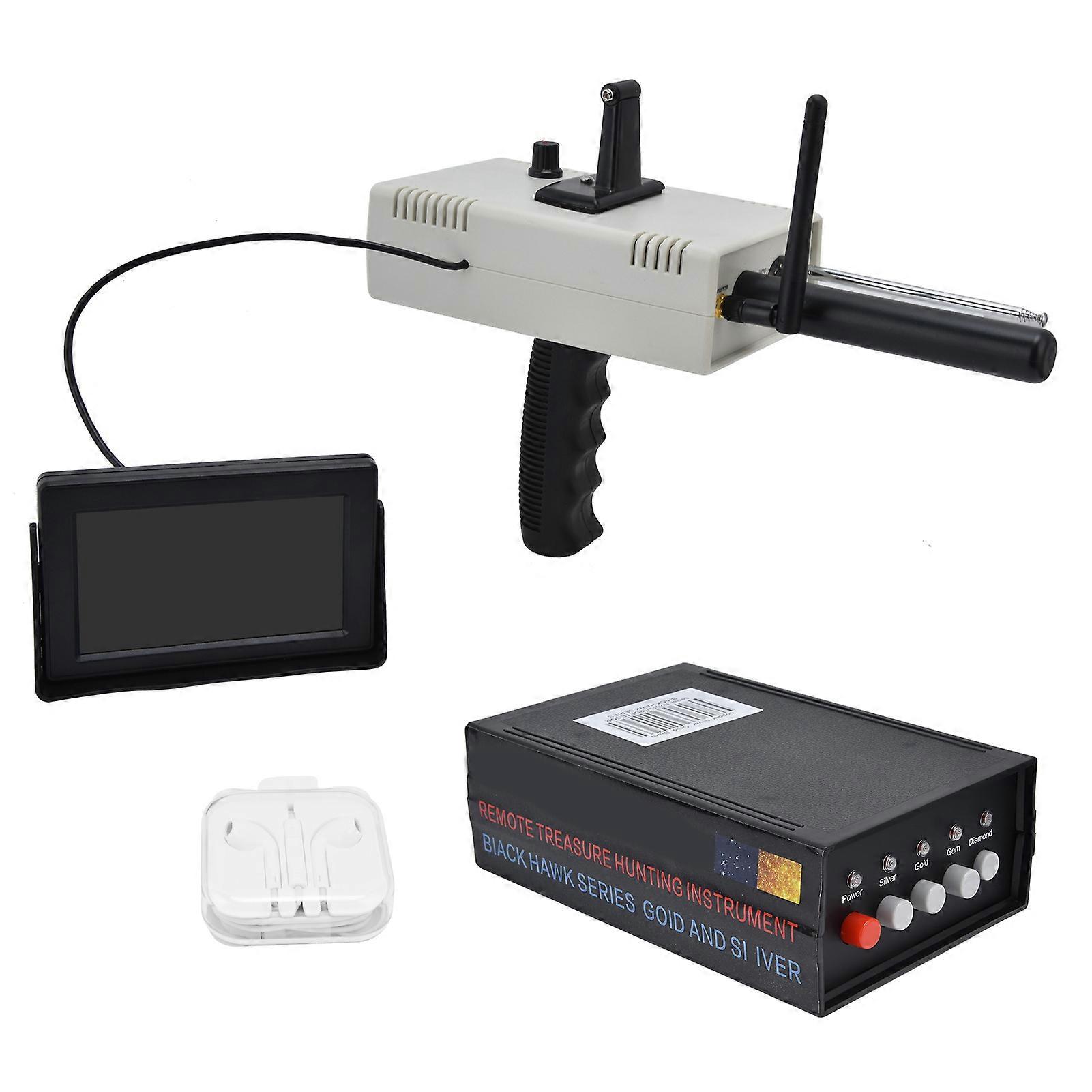 Handheld Metal Detector 1500M Range 28x16.5cm ABS Silver Gold