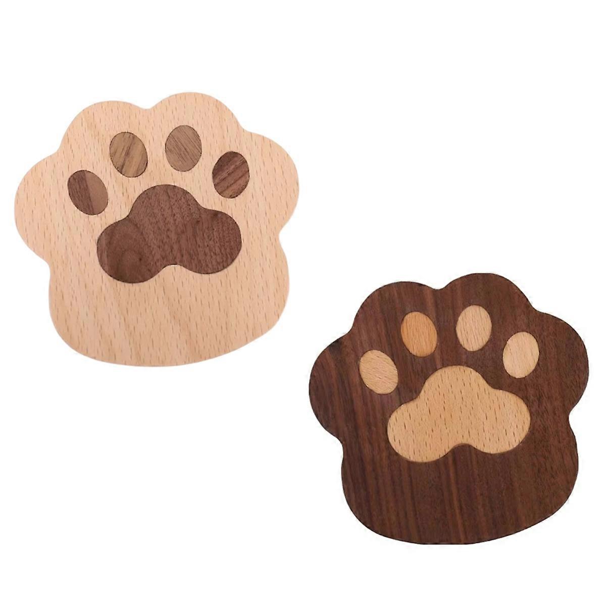 Cat PawCoaster Chłonne maty Animal Cat PawCup Absorbujące wodę podstawki pod napoje Podstawki pod kubki dla zwierząt na napoje