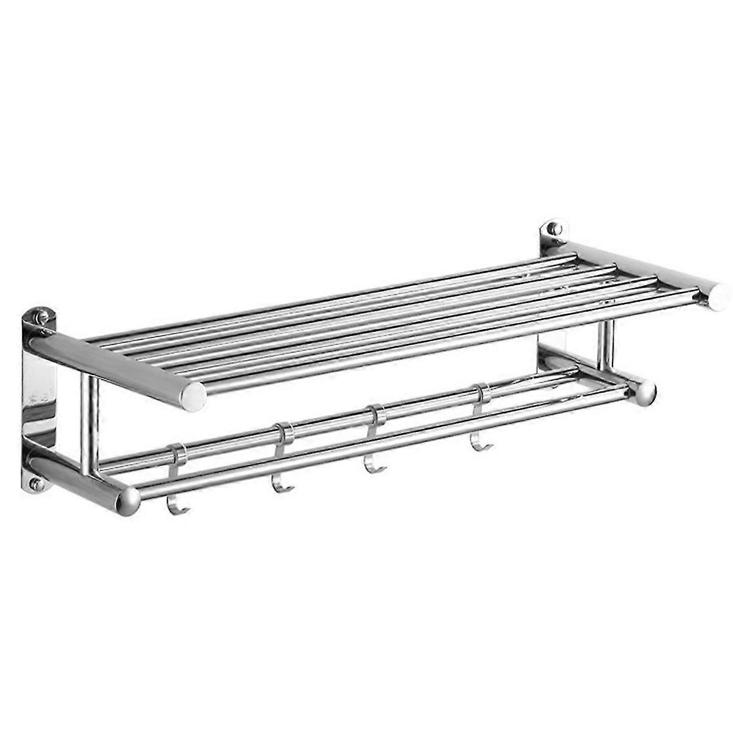Stainless steel bathroom towel rack