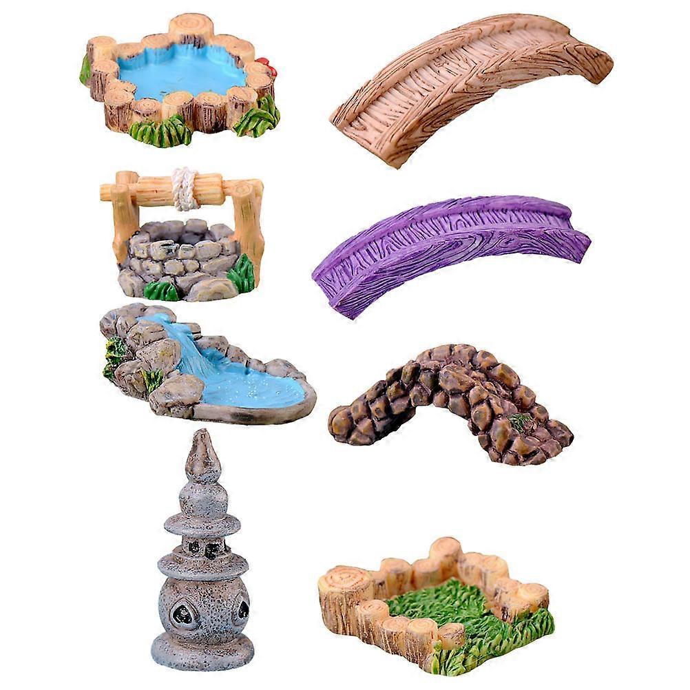 Landscape Ornament Resin for DIY 2Sets Assorted Color