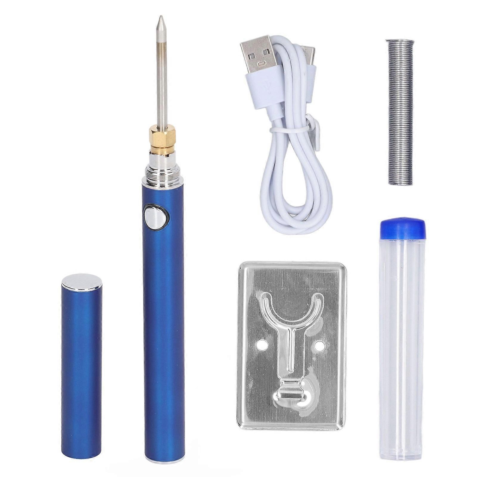 Fer à souder électrique sans fil, chargement USB, 4 niveaux réglables, outil de soudage pour réparation électronique