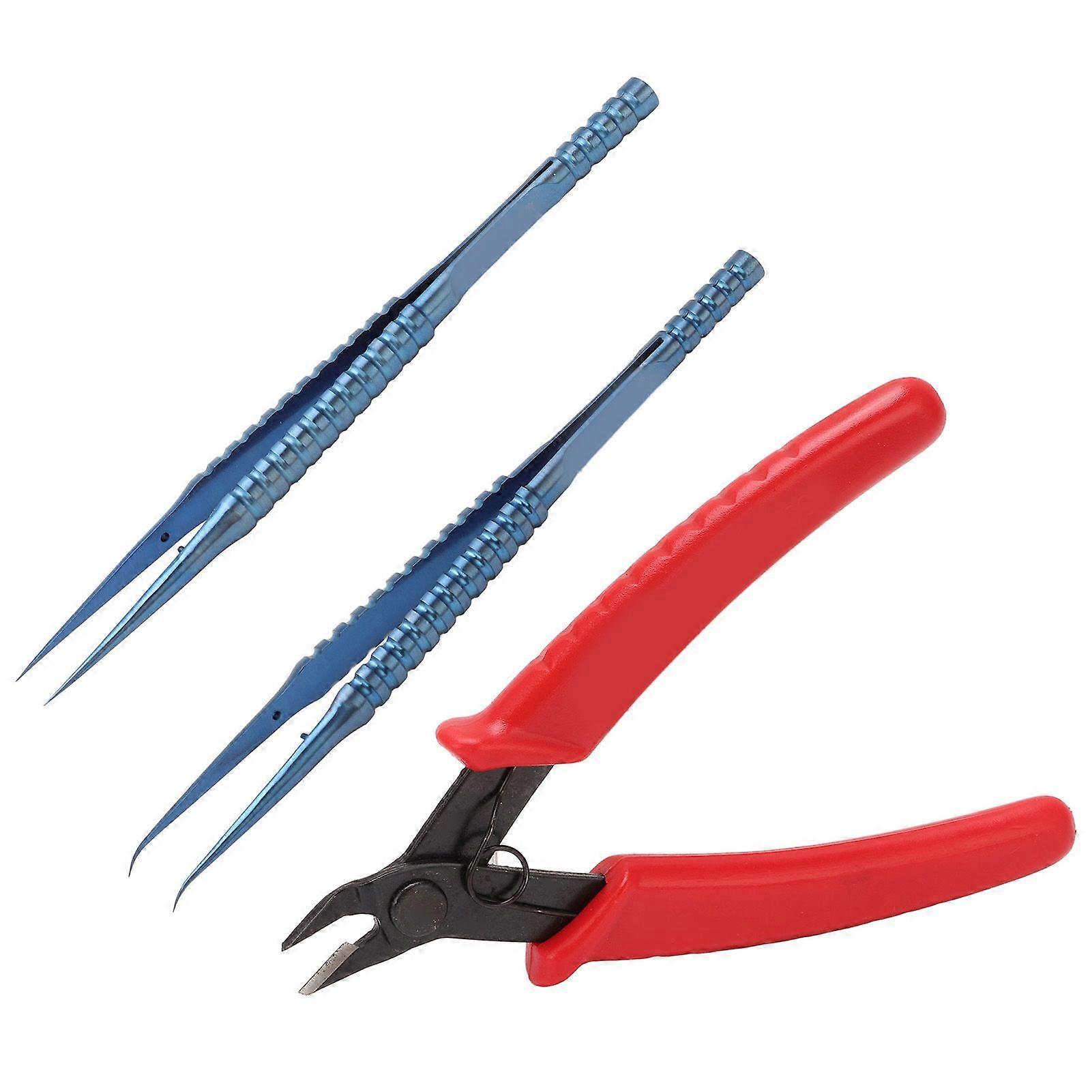 Repair Tweezers Pliers Accurate Electronic Electrician Tool Kit for Mobile Phone Motherboard
