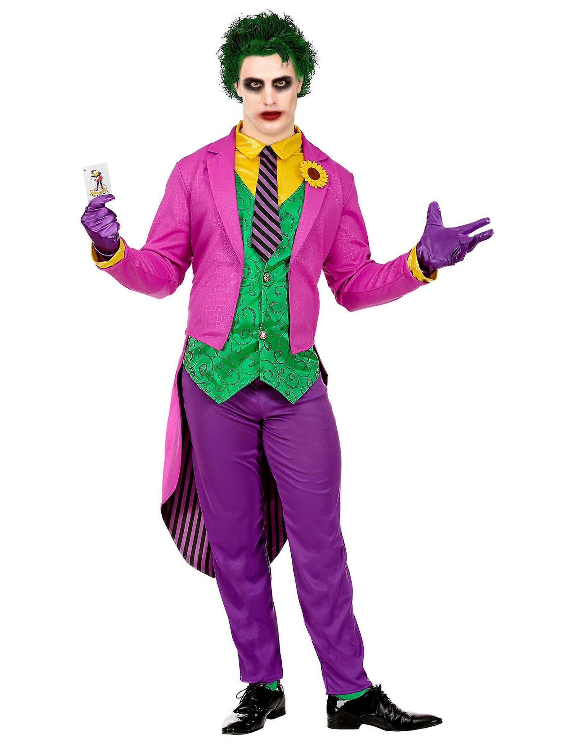 Crazy purple psychopath costume for men