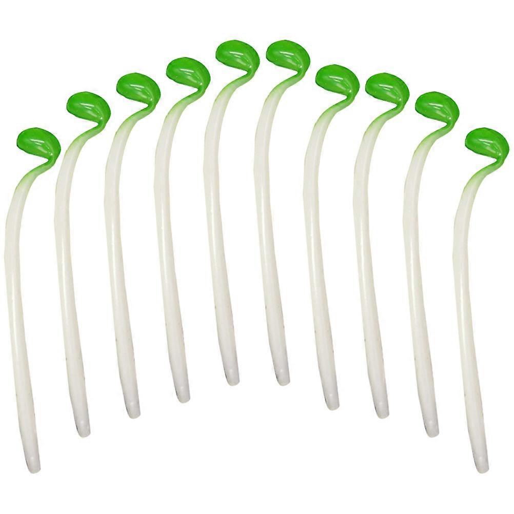 Fake Bean Sprouts Display 12Pcs PVC Vegetable Models Ideal For Vegetable Store Display And Table Centerpieces