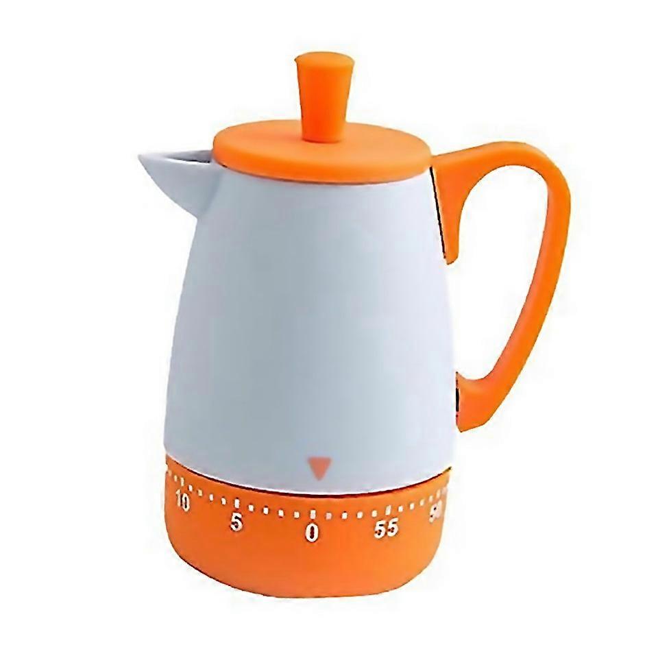 For Magnetic Timer Food Timer For Mechanical Kitchen Egg Timer Orange