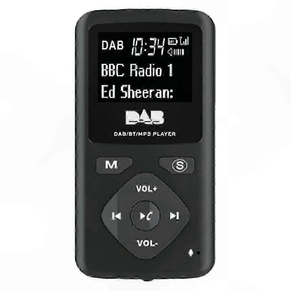 Dab / dab Dijital Radyo Bluetooth 4.0 Kişisel Cep Fm Mini Taşınabilir Radyo Kulaklık Mp3 -usb