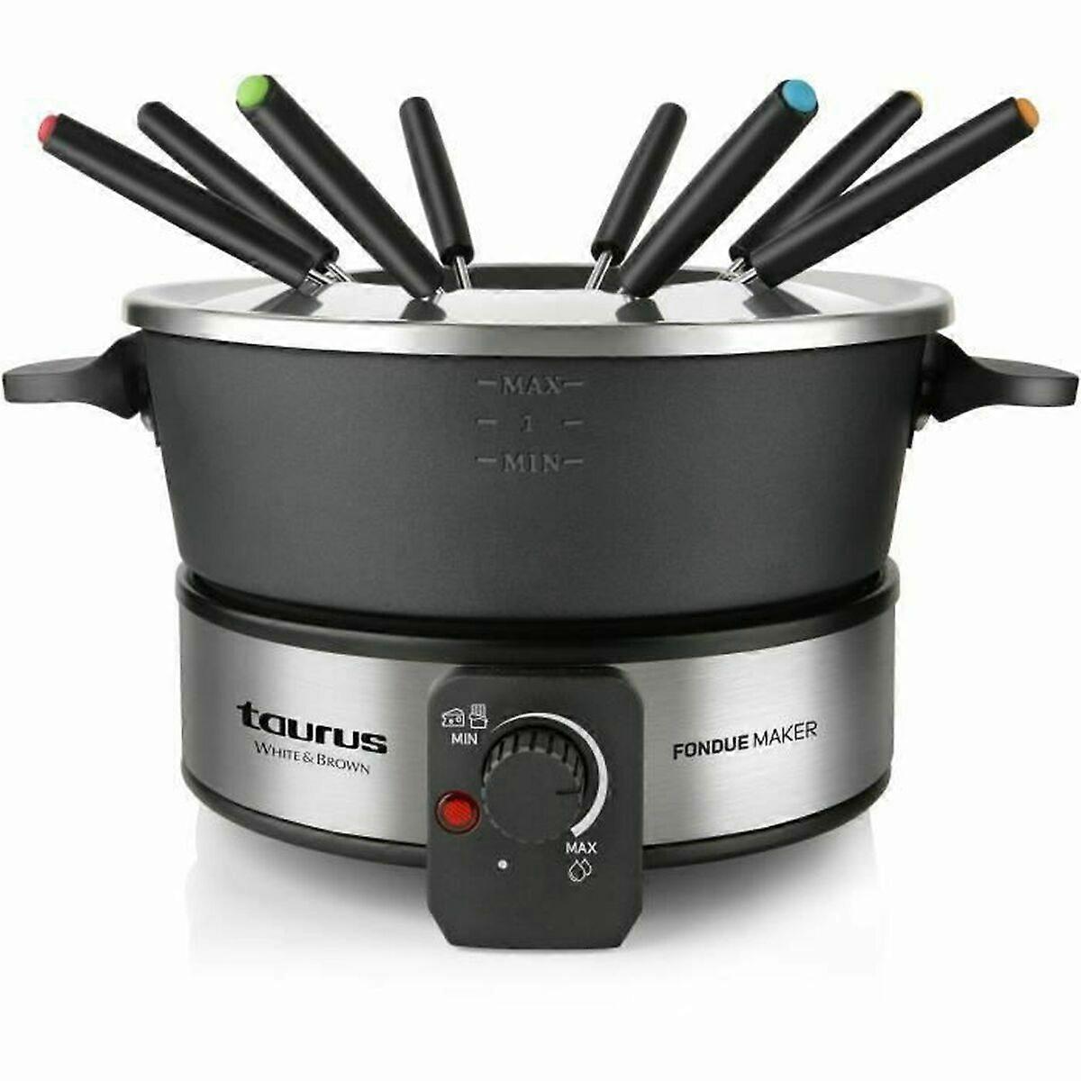 Fondue Taurus FF2 Black Silver 1000 W
