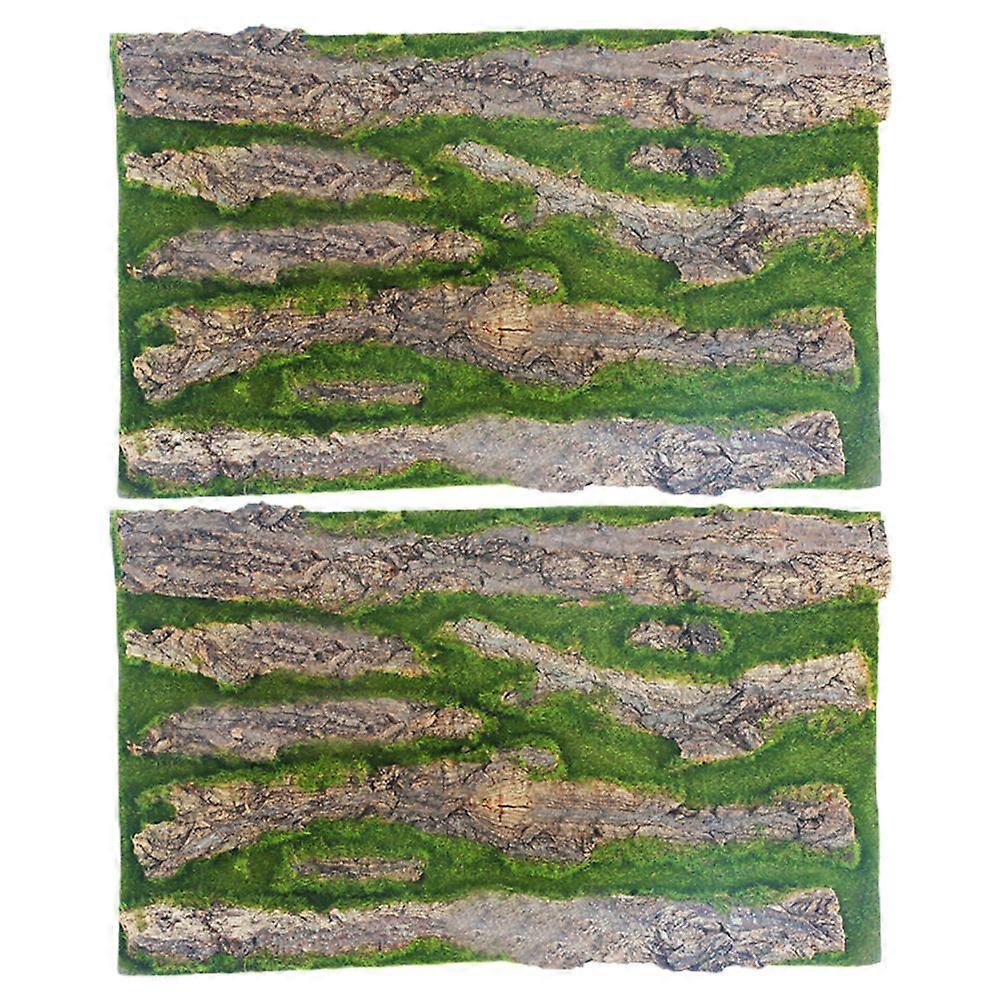 3D Fish Tank Background 4Pcs Reptile Background Boards for Aquarium