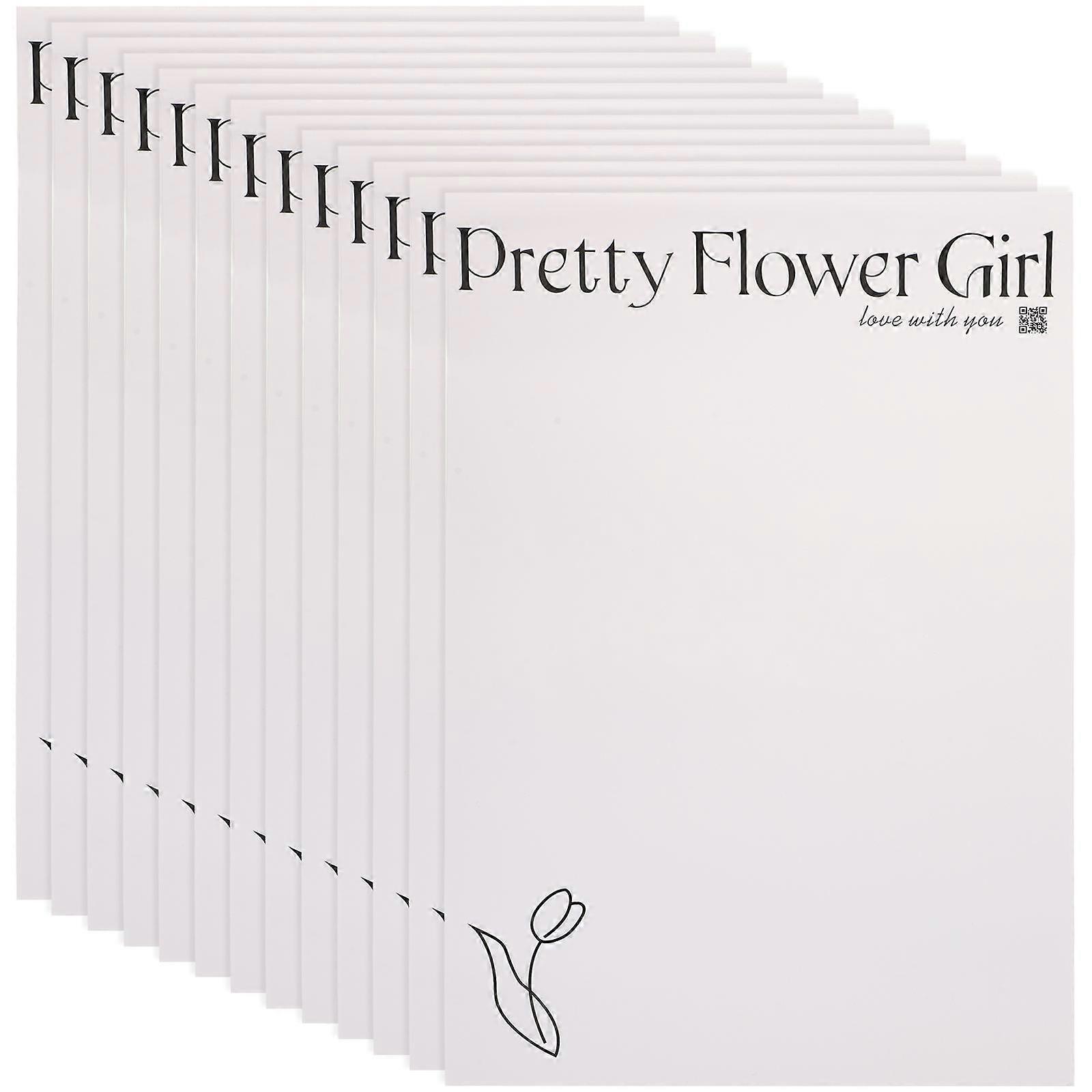 100 Pcs Flower Packaging Paper Rectangular Gift Wrapping Material For Gift Giving 17.88x12.18in For Party Decoration