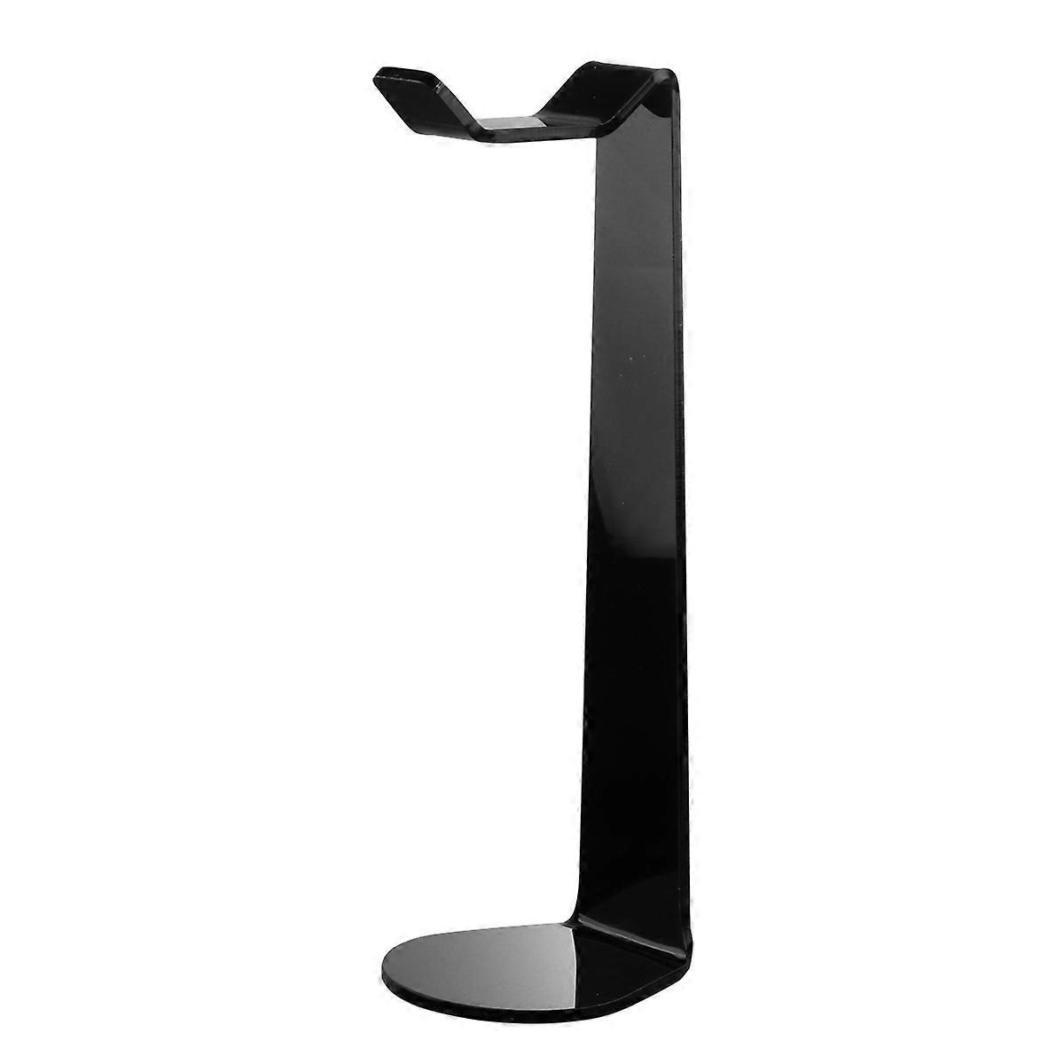 Headset Shelf Rack Acrylic Stand for Storage Use 2Pcs Black Holder