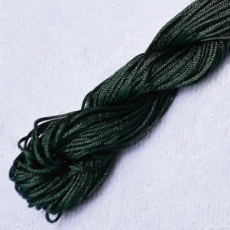 Home Party Supplies Chinese Knot Braided String DIY Macrame Cord 20m High Quality Tassels 1.0mm Beading String Bracelet Nylon Cord Thread Popular 2025