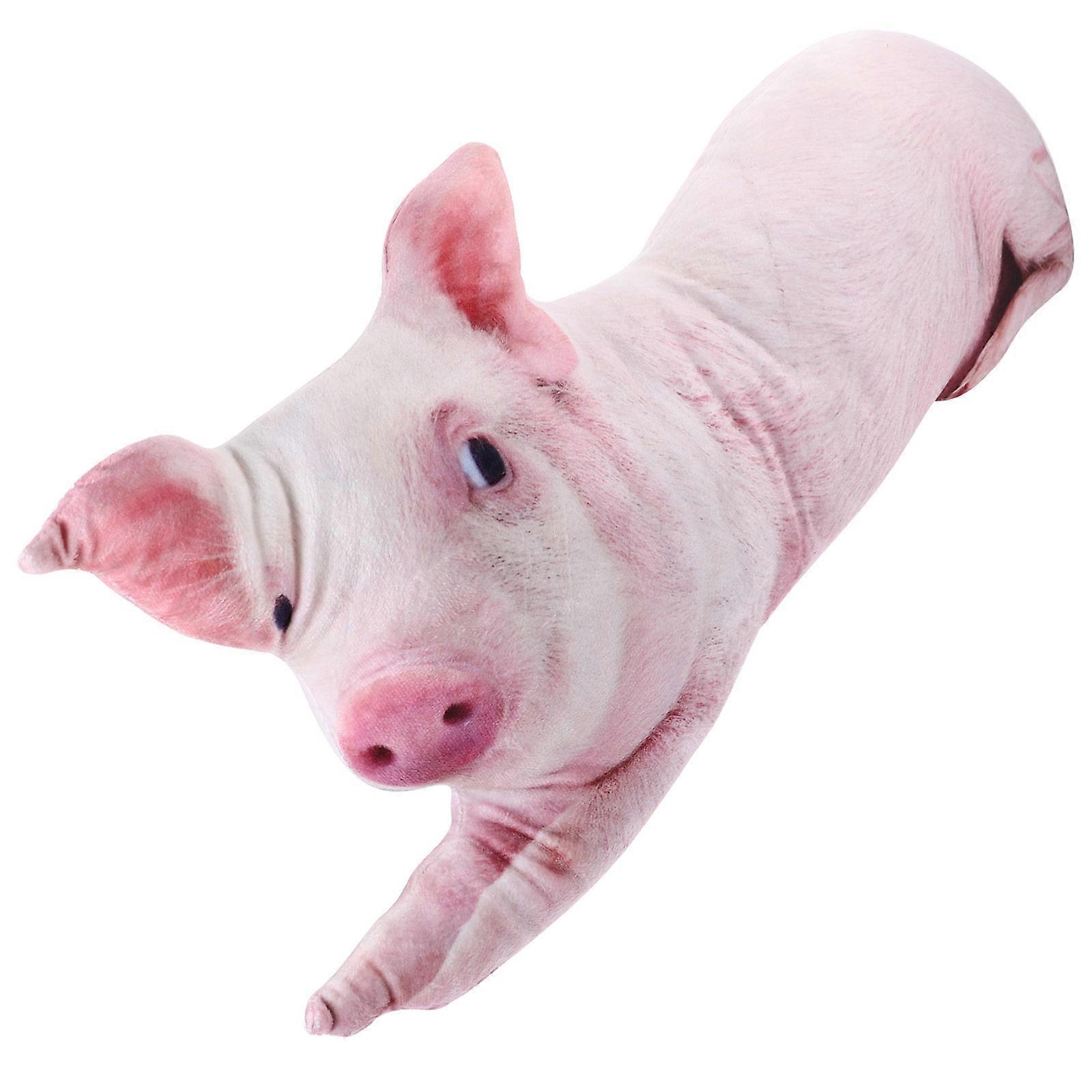 Versatile 3D Pig Cushion 2Pcs Decorative For Car And Sofa Providing Support