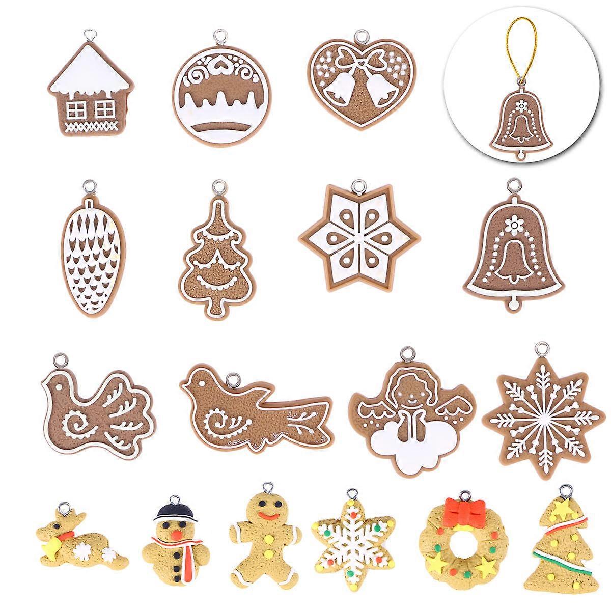 Tree Decoration Snowflake Animal Pendants for Christmas 17Pcs Set