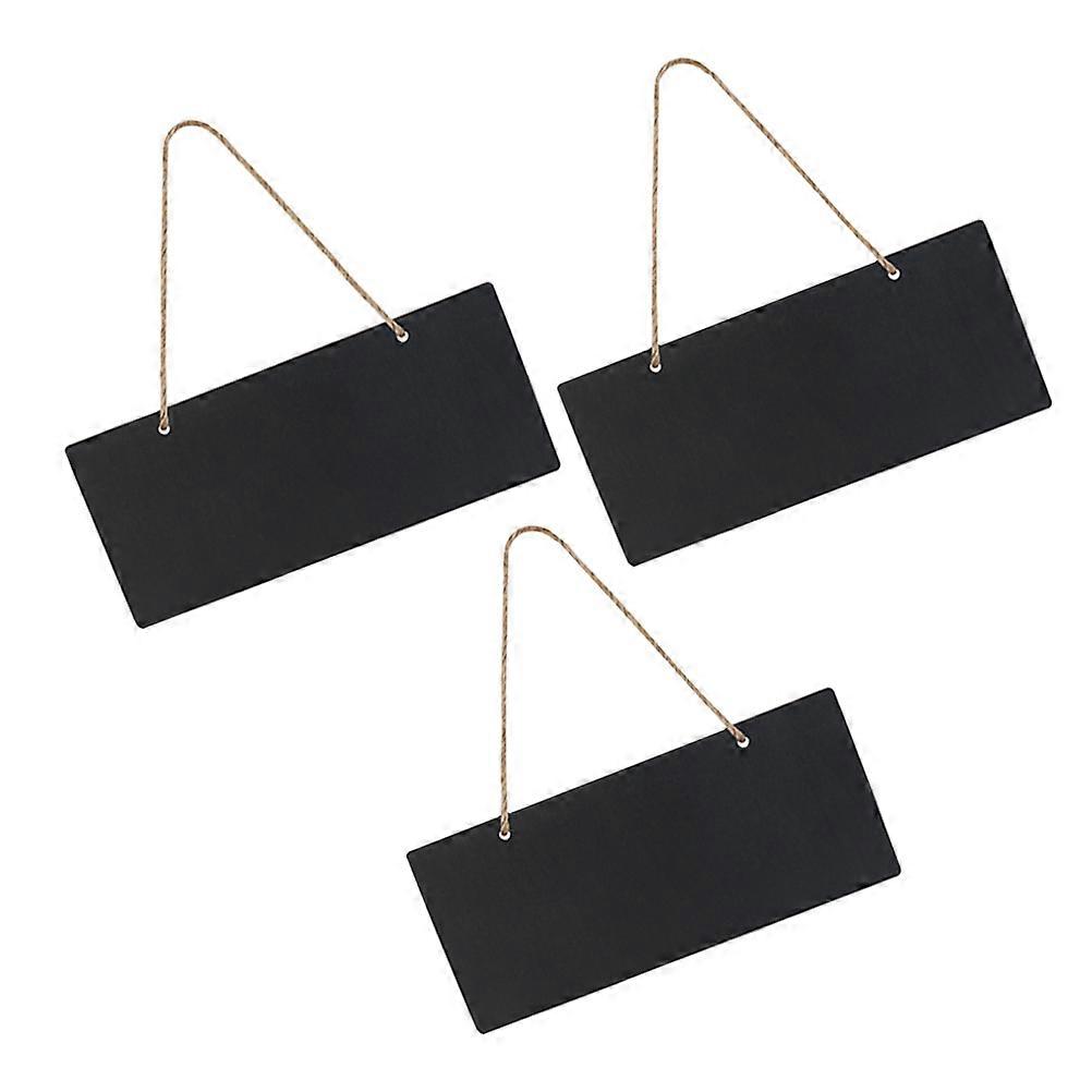 Wooden Black Board for Hanging Use with 5Sets of Wood Message Boards