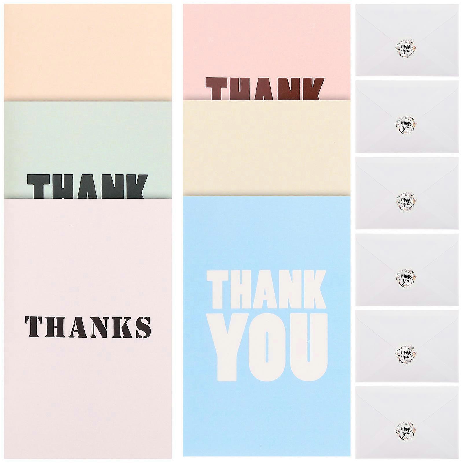 Simple Thank Card Greeting Cards for 48Sets Bulk Thank You