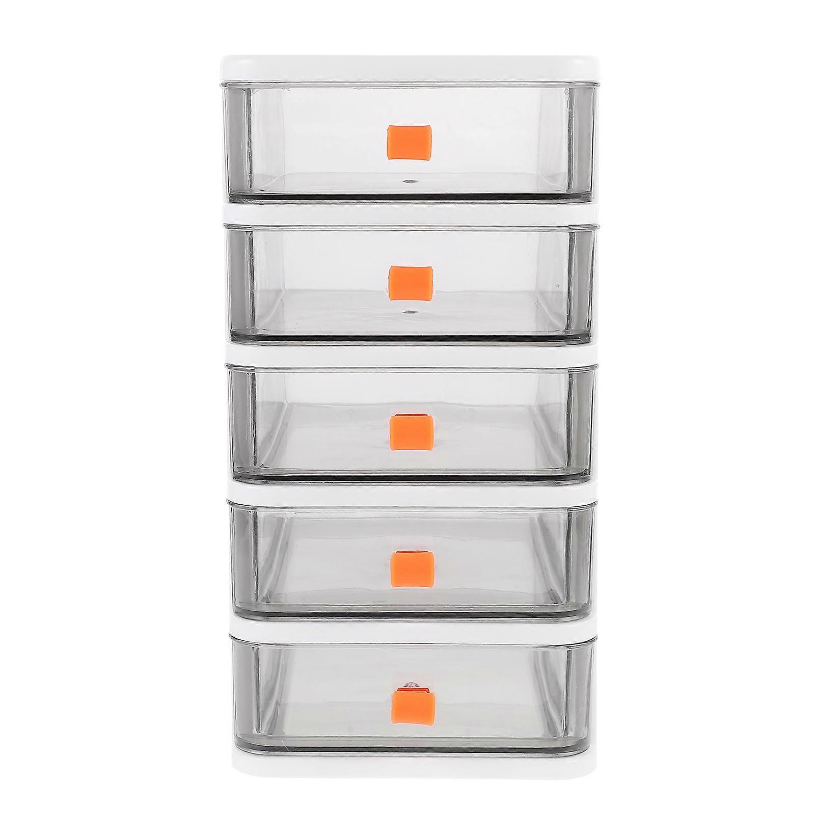 White Desktop Storage Box Desktop Organizer for Office 2Pcs for Storage Needs