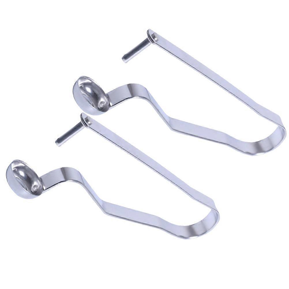 Pitting Remover 2Pcs Manual Red Dates Core Removers Kitchen Use Gadget Silver Practical For Fruit Core Removing