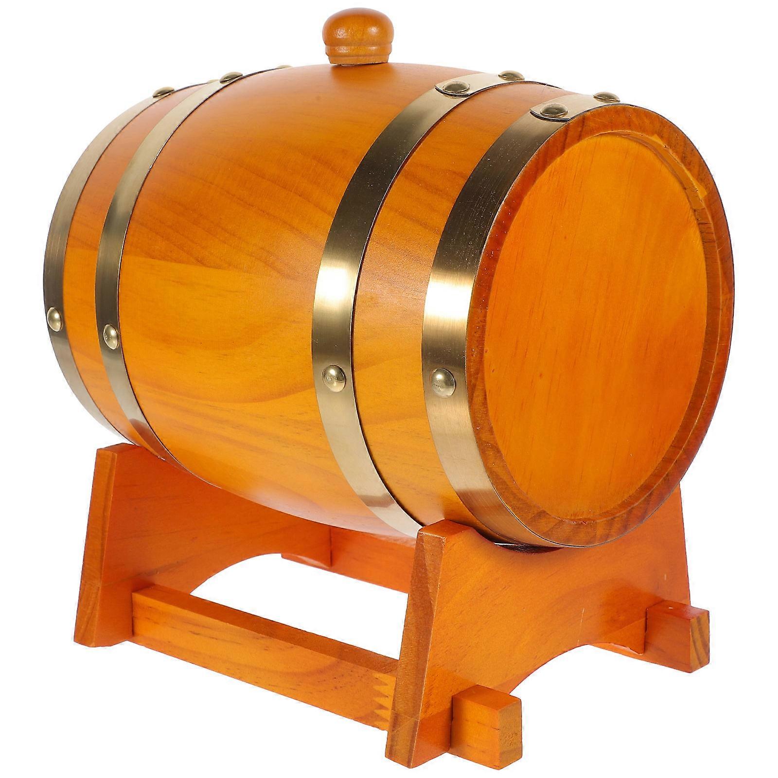 Aging Barrel Designed For Wine Storage In Various Occasions Including Parties And Restaurants 1 Set Chocolate Color