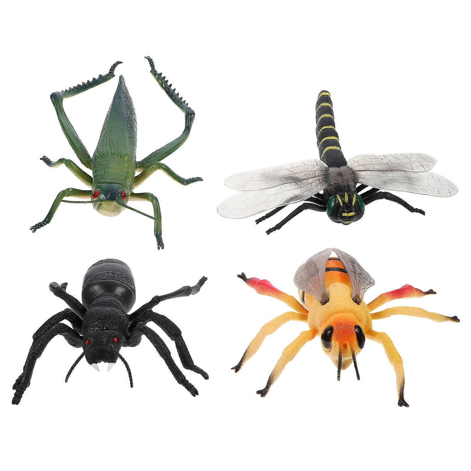 12Pcs Insect Model Toy for Kids Realistic Colorful Animal Play Set