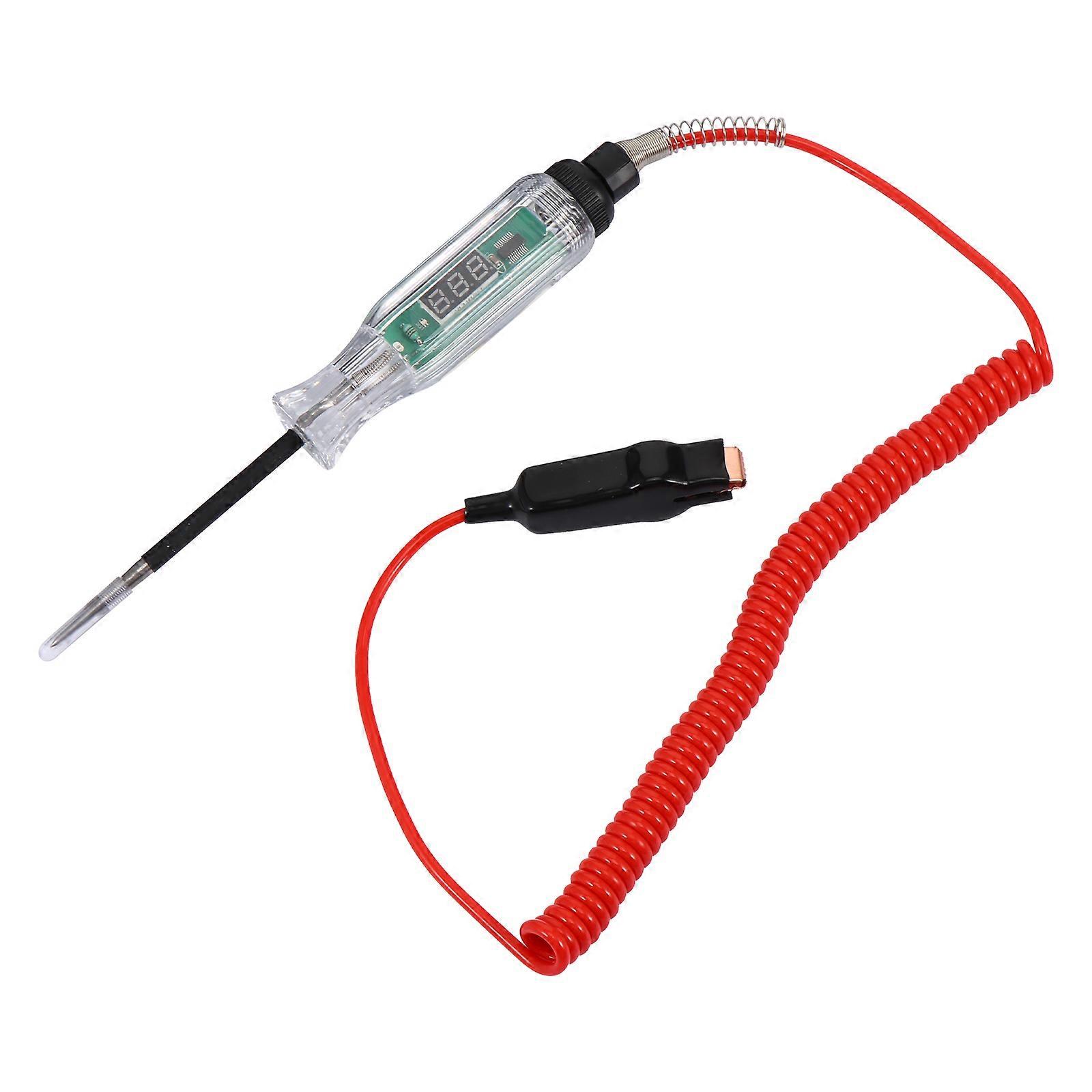 Digital LCD Circuit Tester Car Digital Volt Meter for Automotive Use