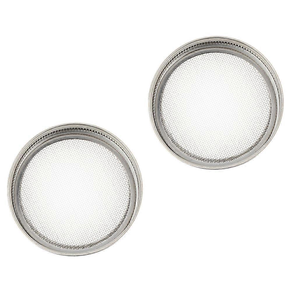 Sprouting Jar Screen Stainless Steel Lid for Kitchen 4Pcs Mason Jar Strainers