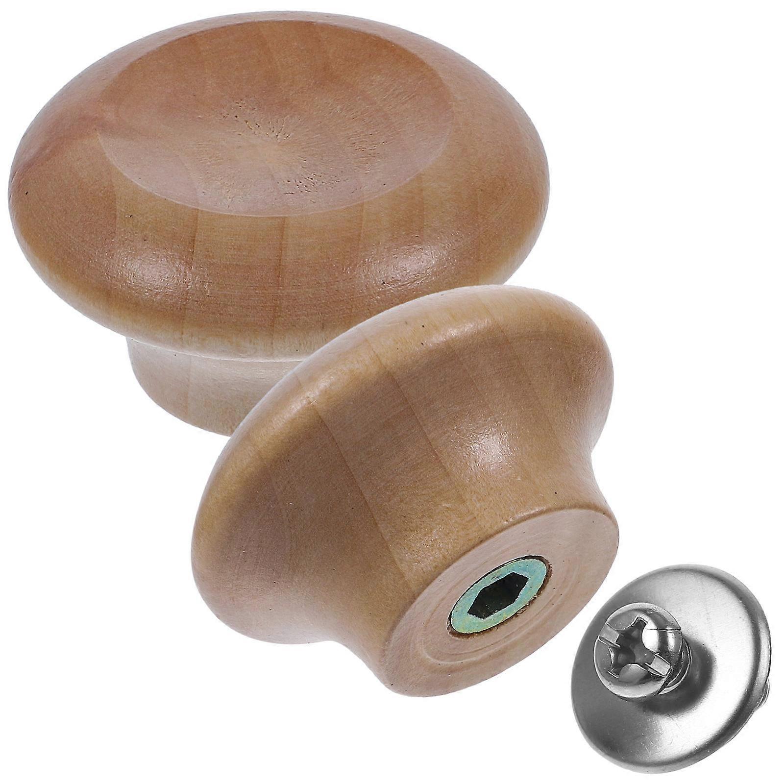 Pot Lid Handles Wood Replaceable Lid Knobs for 8Pcs Set Use