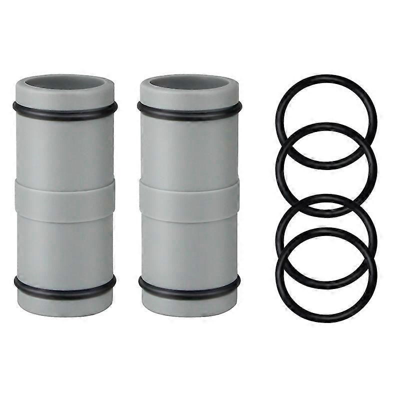 2PCS Pool Hose Connector Swimming Pool Filter Pump Pipe Straight Joint Pool Accessory 1.25 Inch Pipe