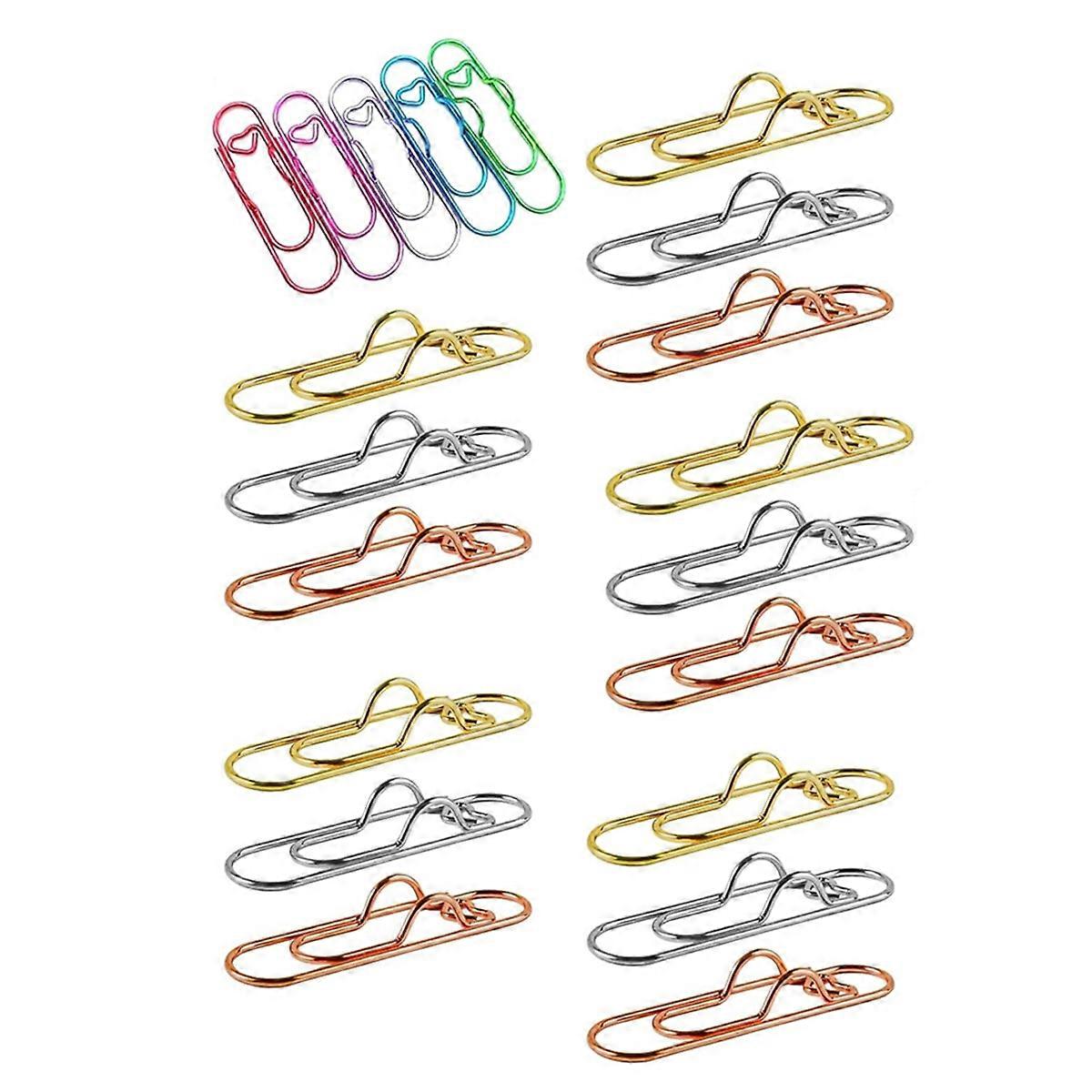 Multifunctional Pen Clips, 20PCS Portable Metal Paper Clips
